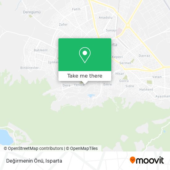 Değirmenin Önü map