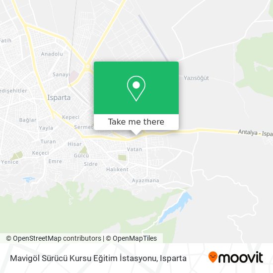 Mavigöl Sürücü Kursu Eğitim İstasyonu map