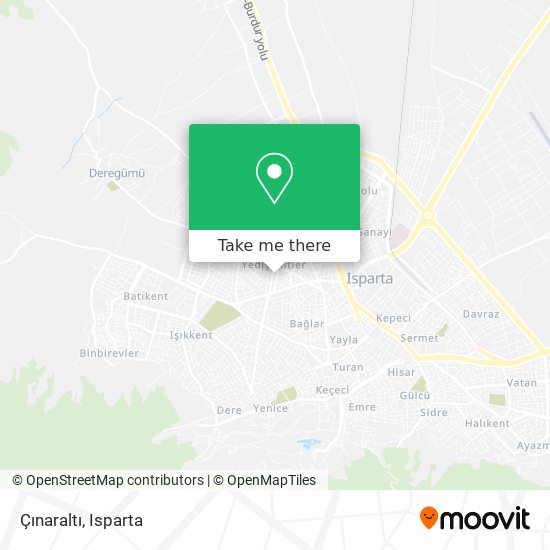 Çınaraltı map