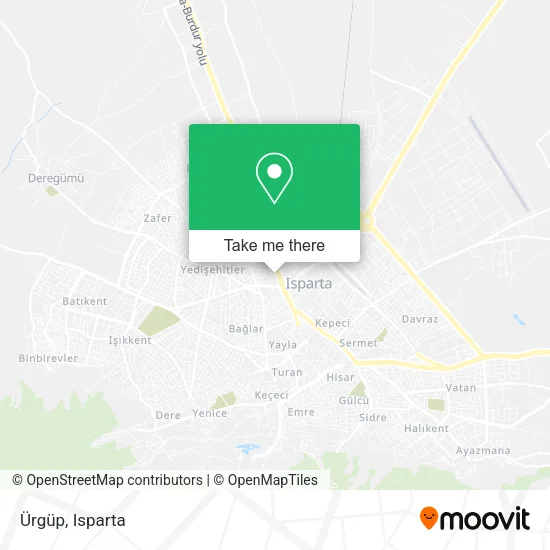 Ürgüp map