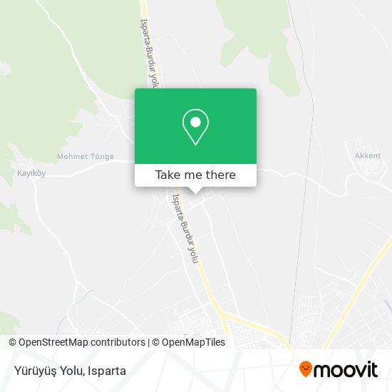 Yürüyüş Yolu map