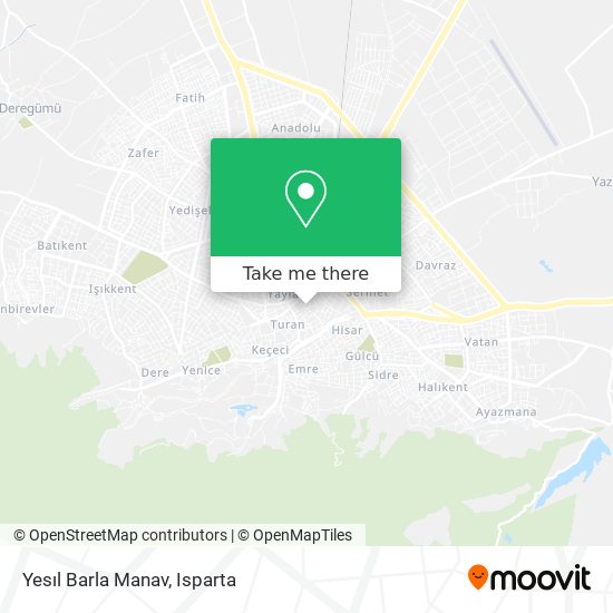 Yesıl Barla Manav map