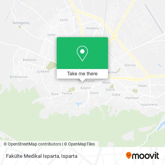 Fakülte Medikal Isparta map