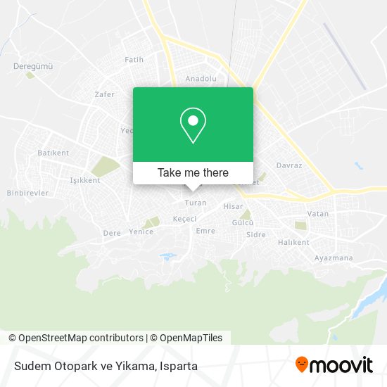 Sudem Otopark ve Yikama map