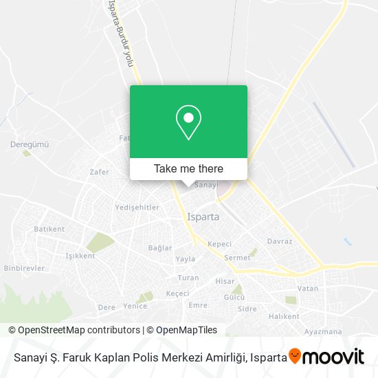 Sanayi Ş. Faruk Kaplan Polis Merkezi Amirliği map