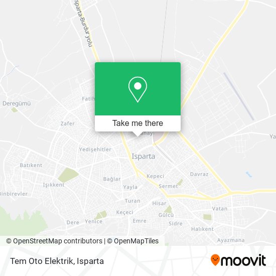 Tem Oto Elektrik map