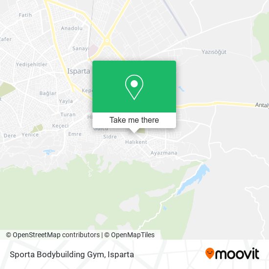 Sporta Bodybuilding Gym map