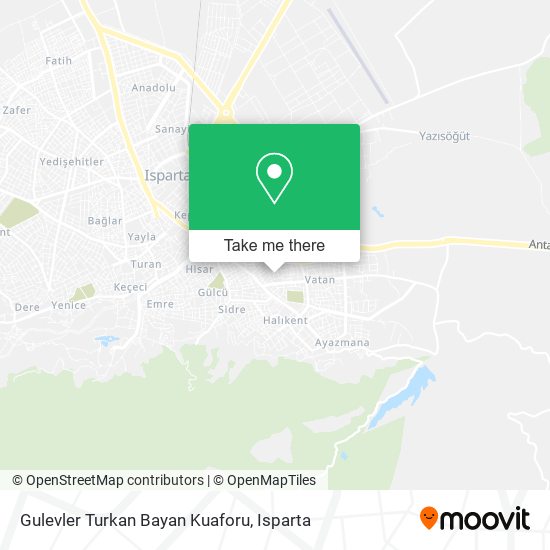 Gulevler Turkan Bayan Kuaforu map