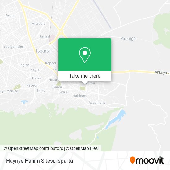 Hayriye Hanim Sitesi map