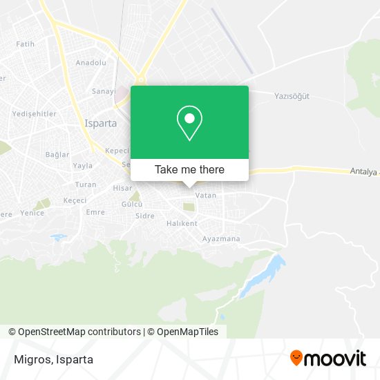 Migros map