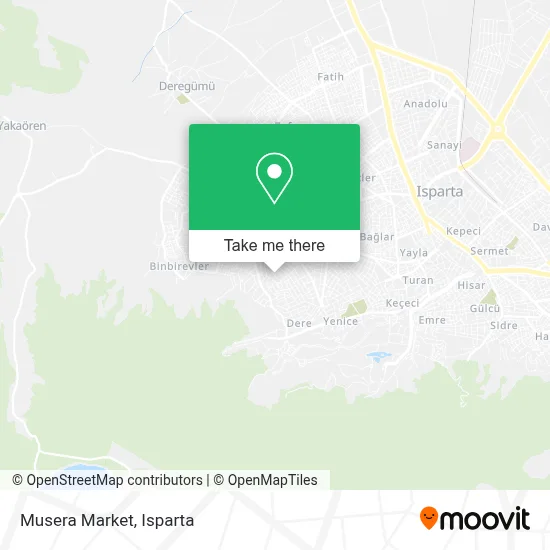 Musera Market map