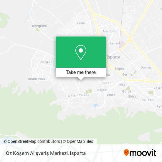 Öz Köşem Alışveriş Merkezi map