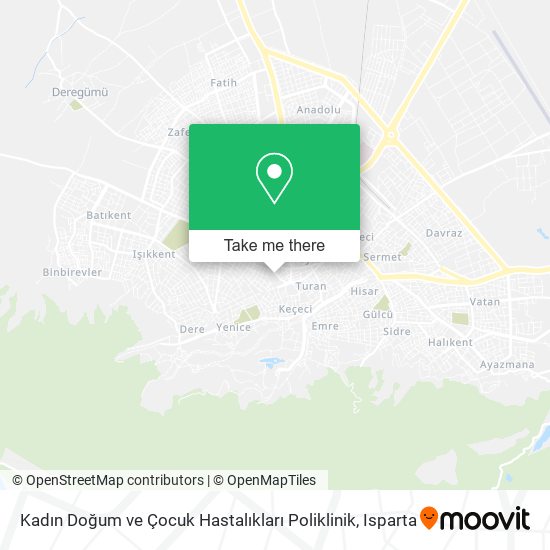 Kadın Doğum ve Çocuk Hastalıkları Poliklinik map