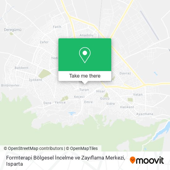Formterapi Bölgesel İncelme ve Zayıflama Merkezi map