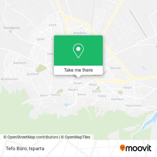 Tefo Büro map