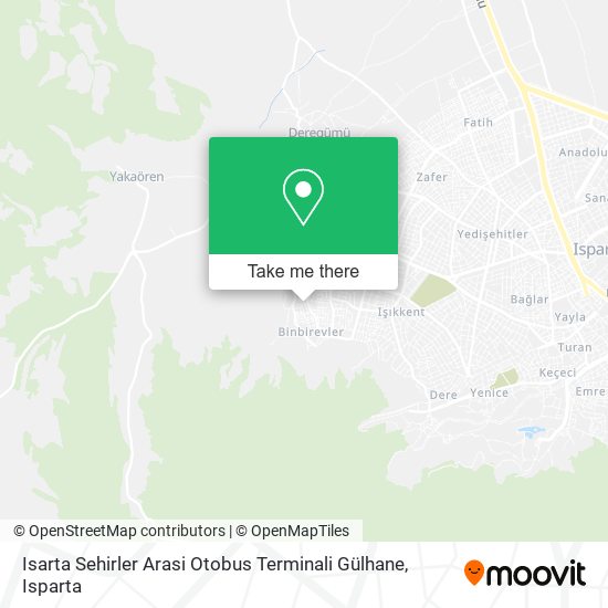 Isarta Sehirler Arasi Otobus Terminali Gülhane map