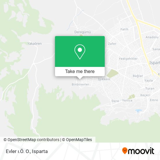 Evler ı.Ö. O. map