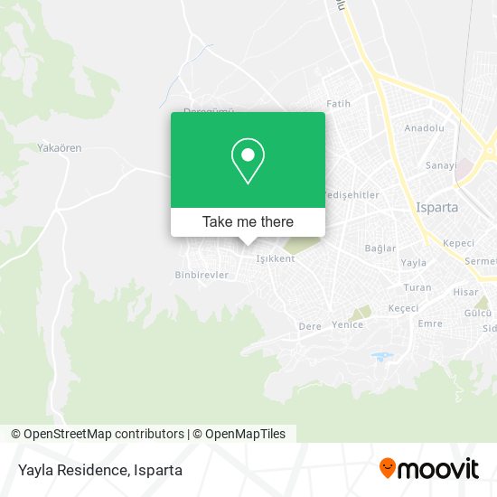 Yayla Residence map