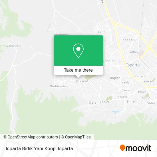 Isparta Birlik Yapı Koop map