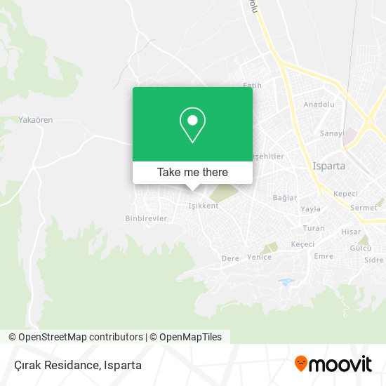 Çırak Residance map