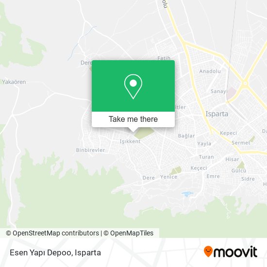 Esen Yapı Depoo map