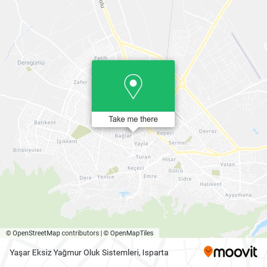 Yaşar Eksiz Yağmur Oluk Sistemleri map