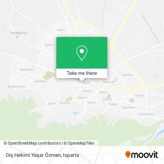 Diş Hekimi Yaşar Özmen map