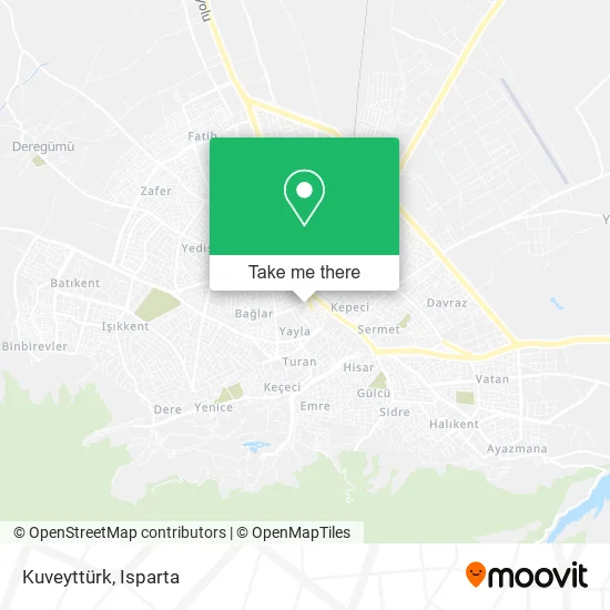 Kuveyttürk map