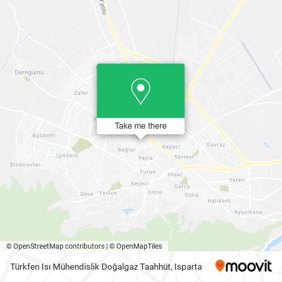 Türkfen Isı Mühendislik Doğalgaz Taahhüt map