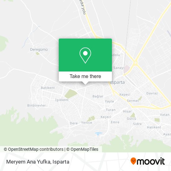 Meryem Ana Yufka map