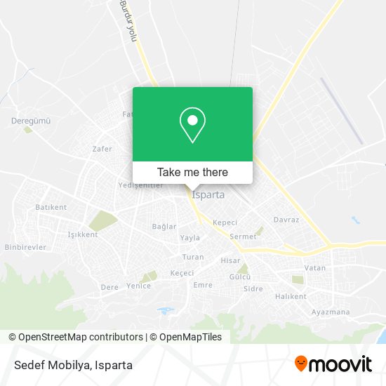 Sedef Mobilya map