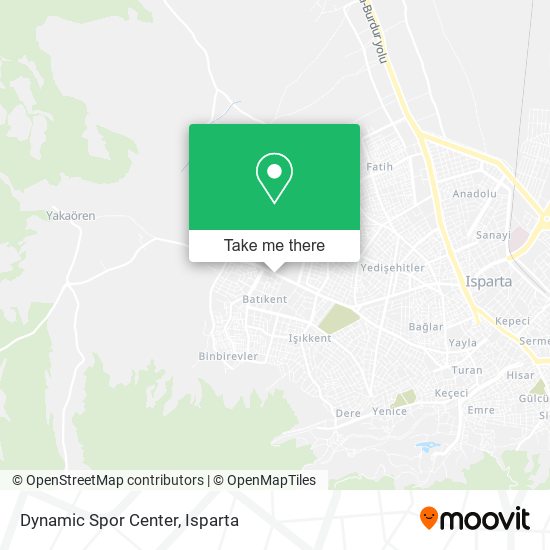 Dynamic Spor Center map