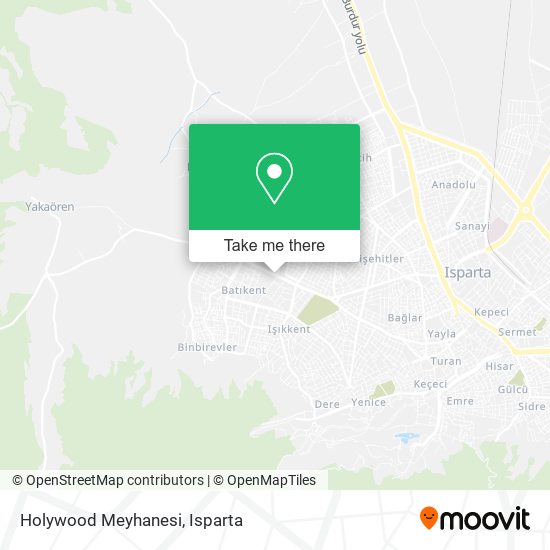 Holywood Meyhanesi map