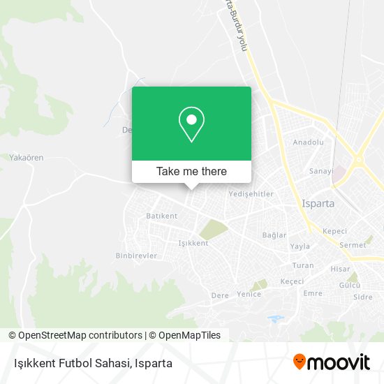 Işıkkent Futbol Sahasi map