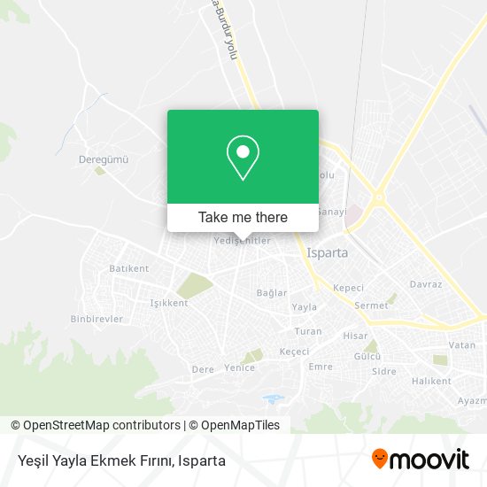 Yeşil Yayla Ekmek Fırını map