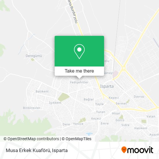 Musa Erkek Kuaförü map