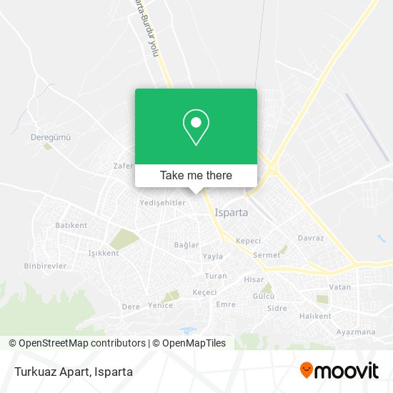 Turkuaz Apart map
