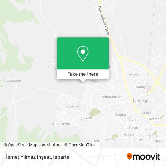 İsmet Yılmaz Inşaat map
