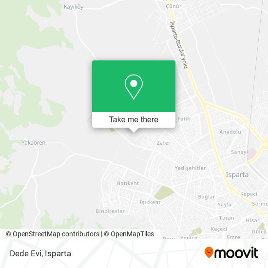 Dede Evi map