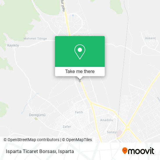 Isparta Ticaret Borsası map