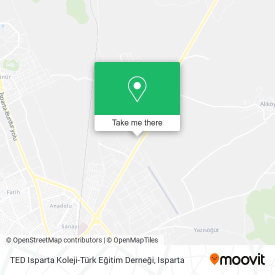 TED Isparta Koleji-Türk Eğitim Derneği map
