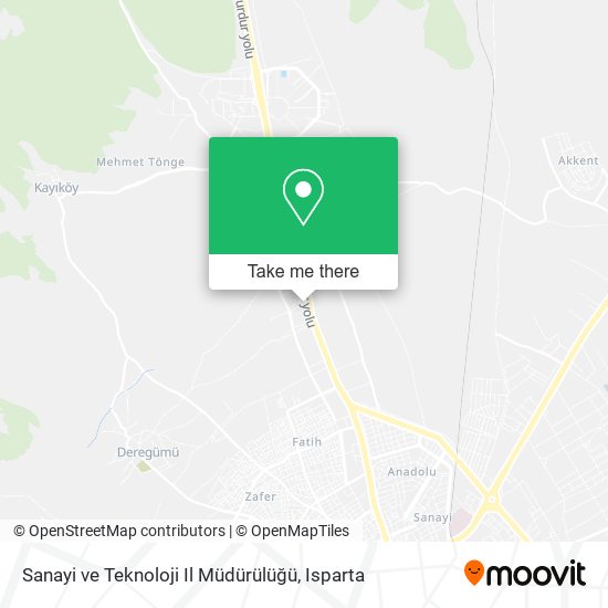 Sanayi ve Teknoloji Il Müdürülüğü map