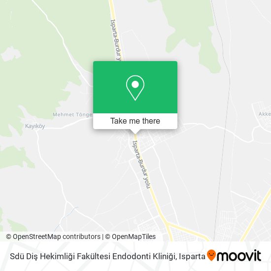 Sdü Diş Hekimliği Fakültesi Endodonti Kliniği map