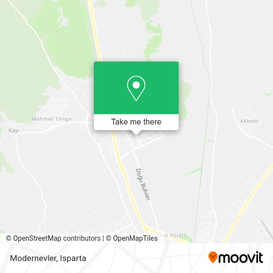 Modernevler map