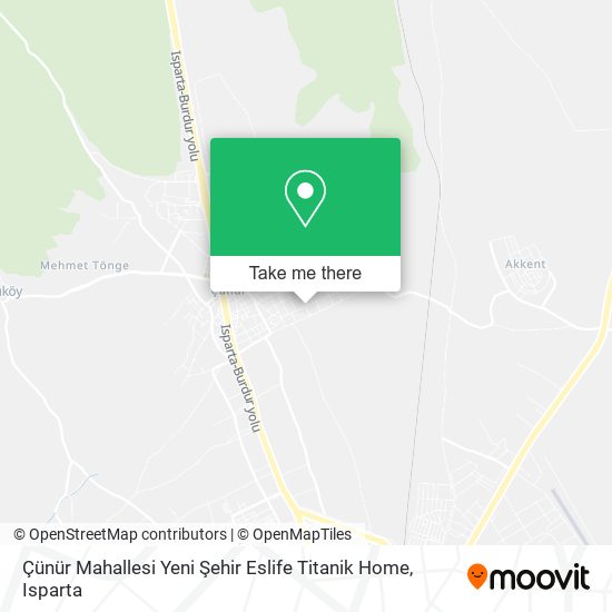 Çünür Mahallesi Yeni Şehir Eslife Titanik Home map