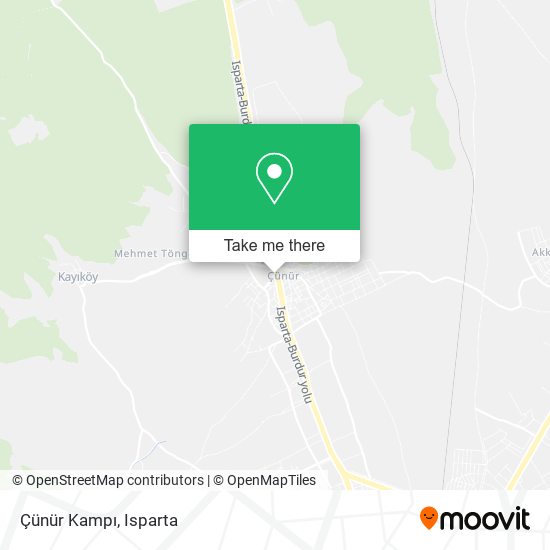 Çünür Kampı map