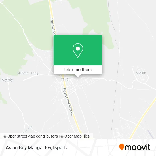 Aslan Bey Mangal Evi map