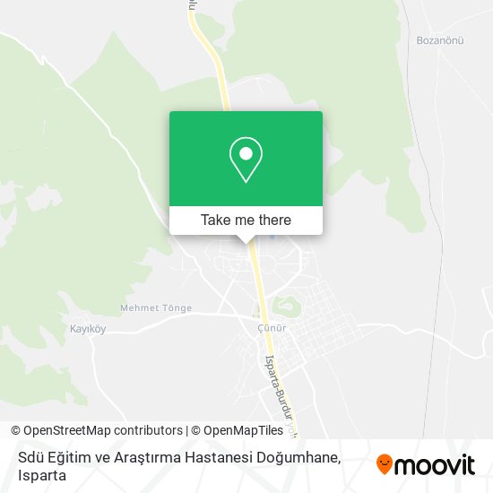 Sdü Eğitim ve Araştırma Hastanesi Doğumhane map