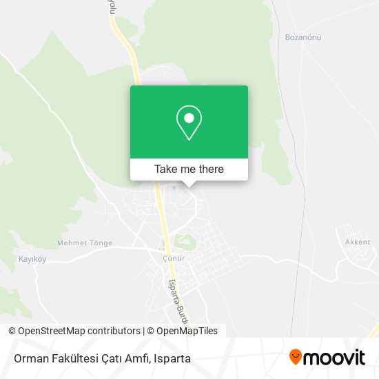 Orman Fakültesi Çatı Amfi map