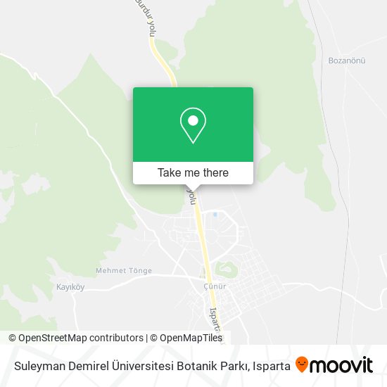 Suleyman Demirel Üniversitesi Botanik Parkı map